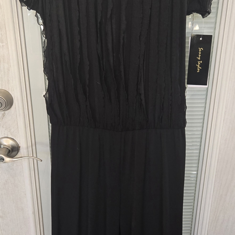 Size M Sunny Taylor Black Elegance Jumpsuit/Romper